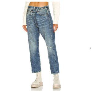 R13 Cross Over Jeans in Kelly Size 29 Crossover